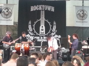 Talking Heads tribute band Start Making Sense had the crowd rocking by the festival's end. Or maybe it was just the beer.