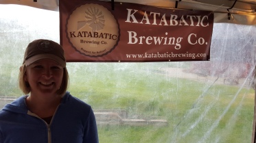 LaNette Jones, one of the owners at Katabatic Brewing Co., was on hand to serve.