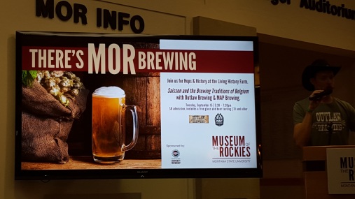 The Museum of the Rockies, aka MOR, was kind enough to invite me to learn about session beer while allowing me to toss back a few at the same time and ask 